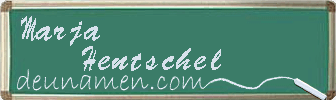 Marja Hentschel Visitenkarte